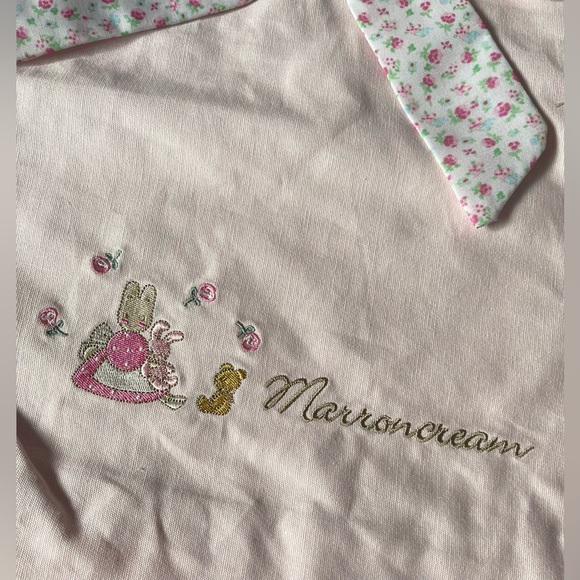 One Left! MARRONCREAM-VERY RARE (NWT) Zipped Pink Canvas Tote Bag with a Ribbon. - Picture 6 of 16